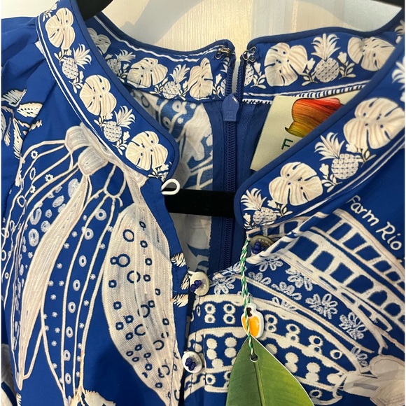 FARM RIO • NWT blue lace banana romper size XL
NO BELT(SORRY) - Picture 7 of 9